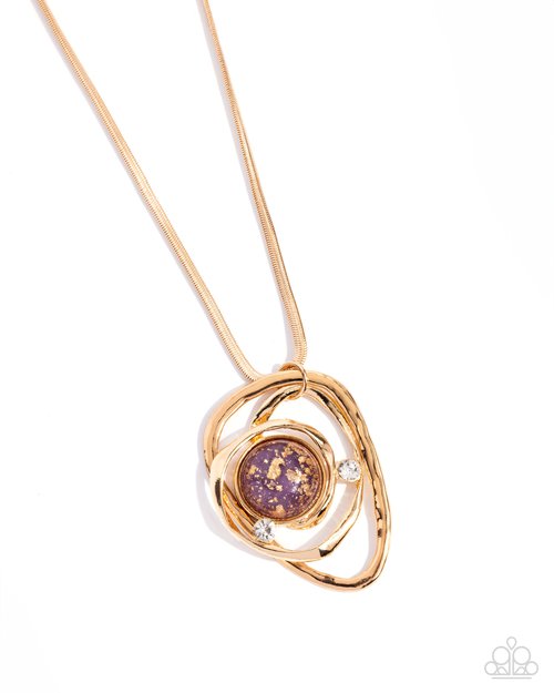 Abstract Advance - Purple - Paparazzi Necklace Image