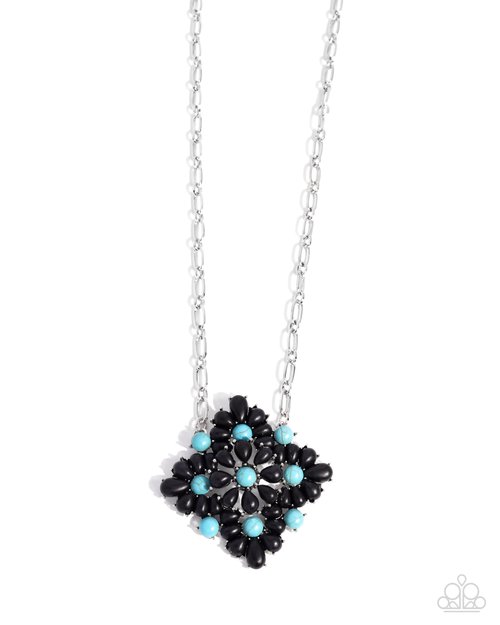 Stony Strength - Black - Paparazzi Necklace Image