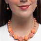 Suddenly Slanted - Orange - Paparazzi Necklace Image