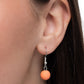 Suddenly Slanted - Orange - Paparazzi Necklace Image