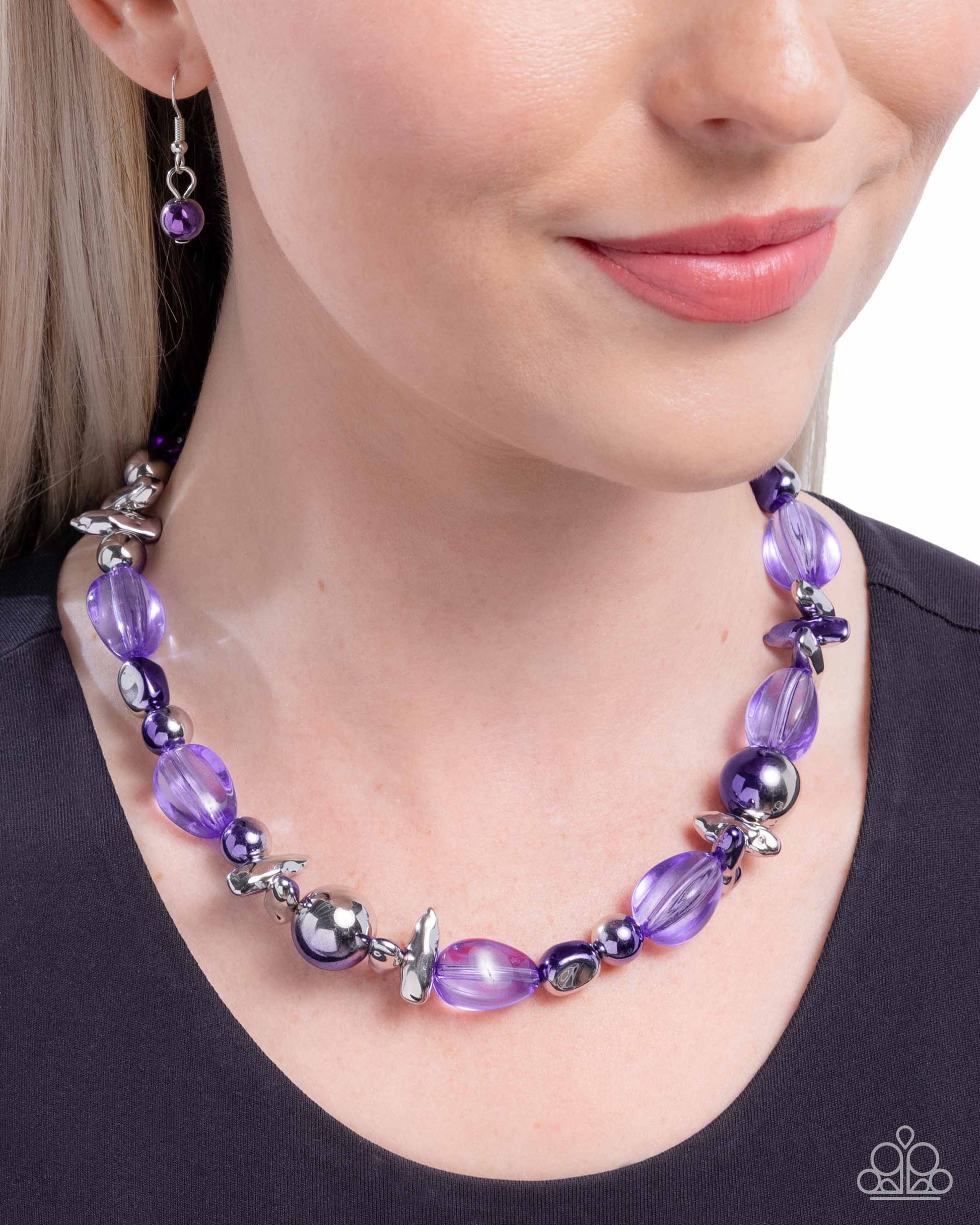 Mutual Mirage - Purple - Paparazzi Necklace Image