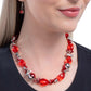 Mutual Mirage - Red - Paparazzi Necklace Image