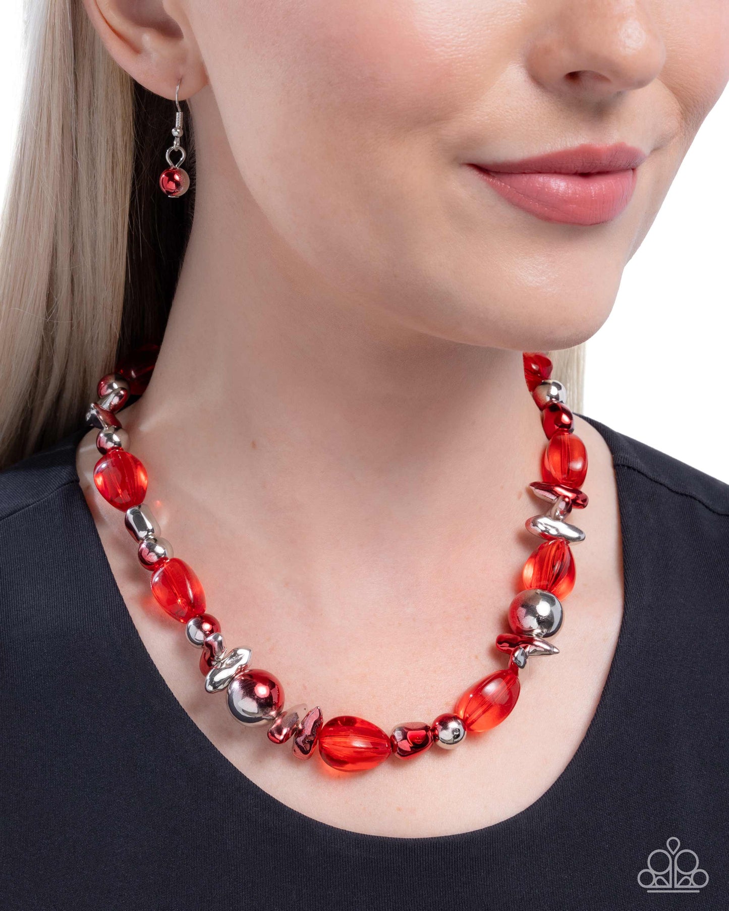 Mutual Mirage - Red - Paparazzi Necklace Image