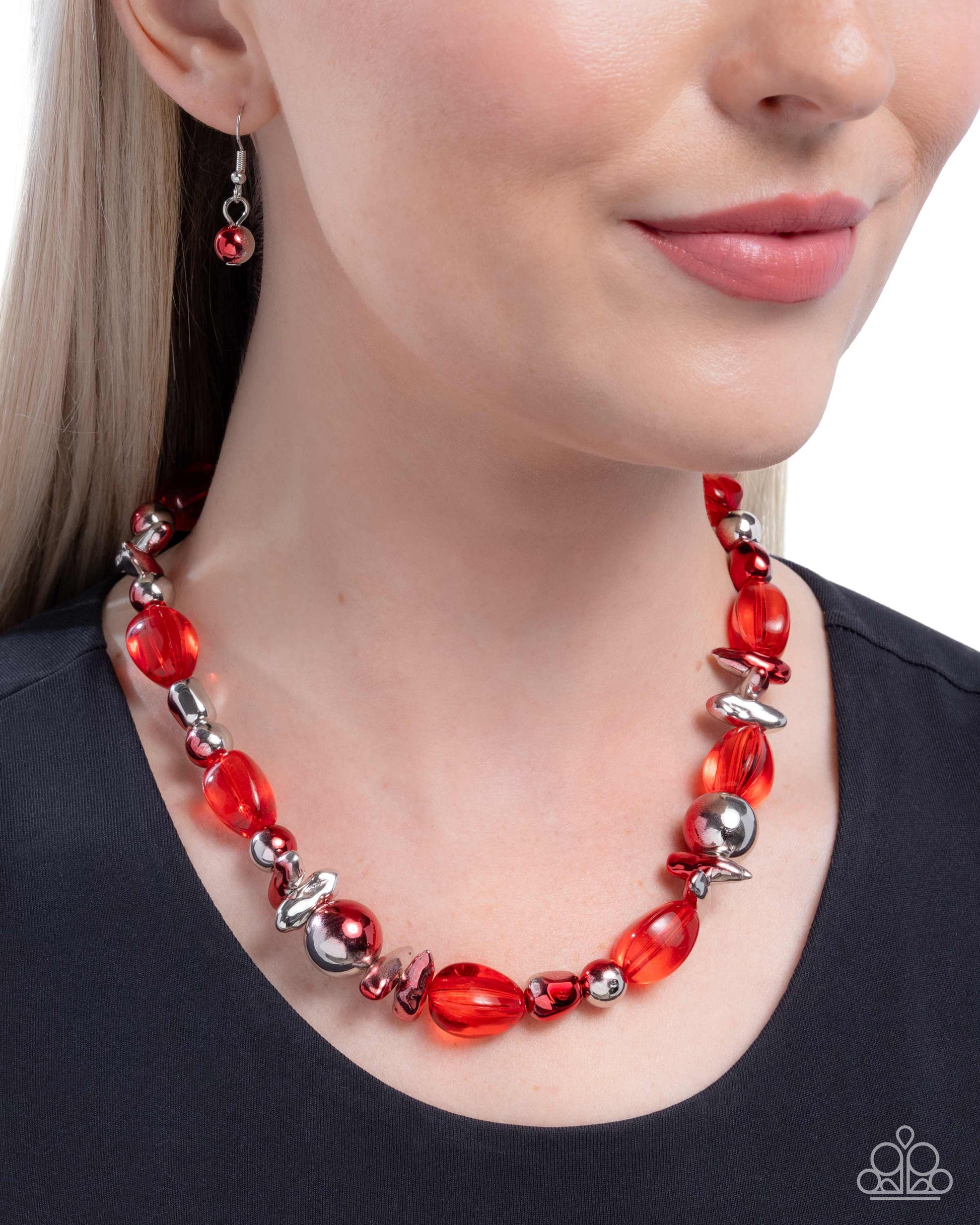 Mutual Mirage - Red - Paparazzi Necklace Image