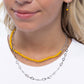 Sweetheart Sequel - Yellow - Paparazzi Necklace Image
