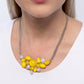 Shimmery Supply - Yellow - Paparazzi Necklace Image
