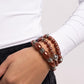 Smooth Stacks - Brown - Paparazzi Bracelet Image