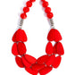 Smooth Spoken - Red - Paparazzi Necklace Image