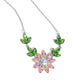 Blossoming Baseline - Orange - Paparazzi Necklace Image