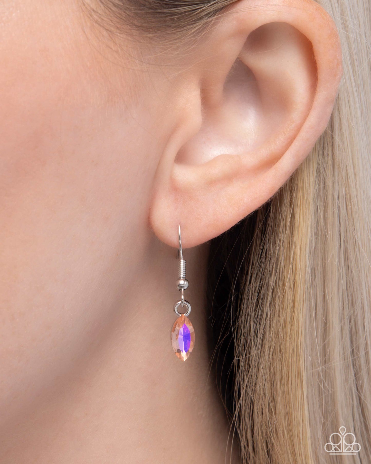 Blossoming Baseline - Orange - Paparazzi Necklace Image