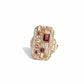 Princess Pattern - Brown - Paparazzi Ring Image