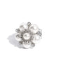 Friendly Flair - White - Paparazzi Ring Image