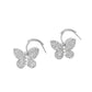 Butterfly Boundary - White - Paparazzi Earring Image