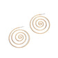 Seize the Spiral - Gold - Paparazzi Earring Image