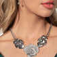 Paparazzi Necklace ~ Bouquet Beacon - White