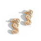 Sea Horse Statement - Gold - Paparazzi Earring Image