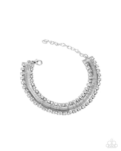 Radical Resolution - White - Paparazzi Bracelet Image