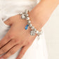 Spirited Sentiment - Blue - Paparazzi Bracelet Image
