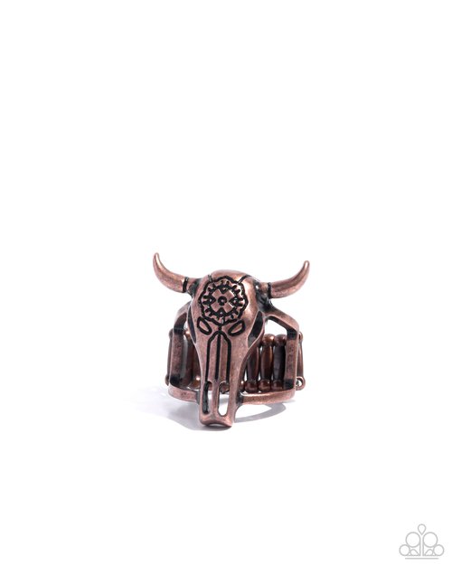 Whimsical Wildlife - Copper - Paparazzi Ring Image