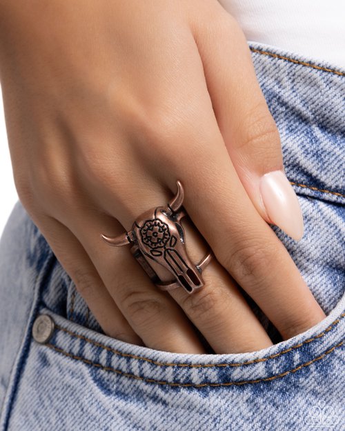 Whimsical Wildlife - Copper - Paparazzi Ring Image