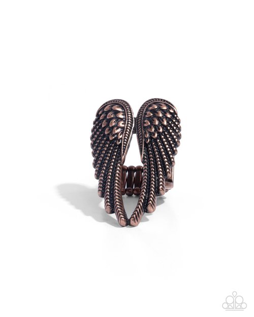 Angelic Actress - Copper - Paparazzi Ring Image