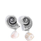 Conch Calypso - White - Paparazzi Earring Image
