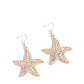 Starfish Spectacle - Gold - Paparazzi Earring Image