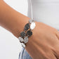 Hammered Hangout - Silver - Paparazzi Bracelet Image