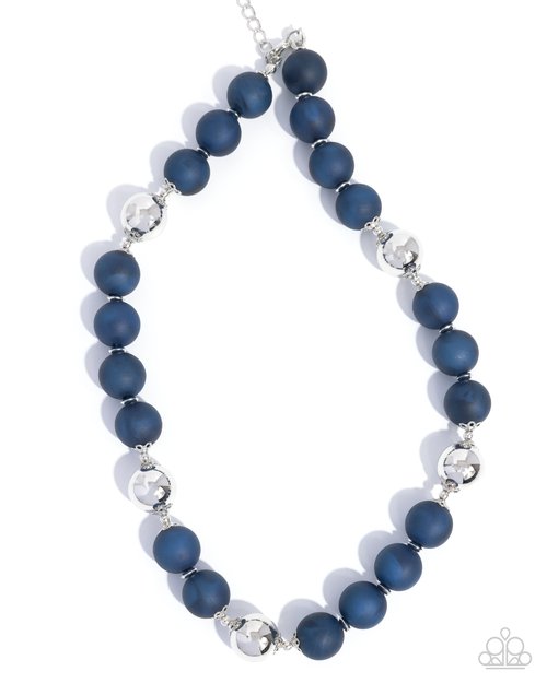 Brilliant Ballroom - Blue - Paparazzi Necklace Image
