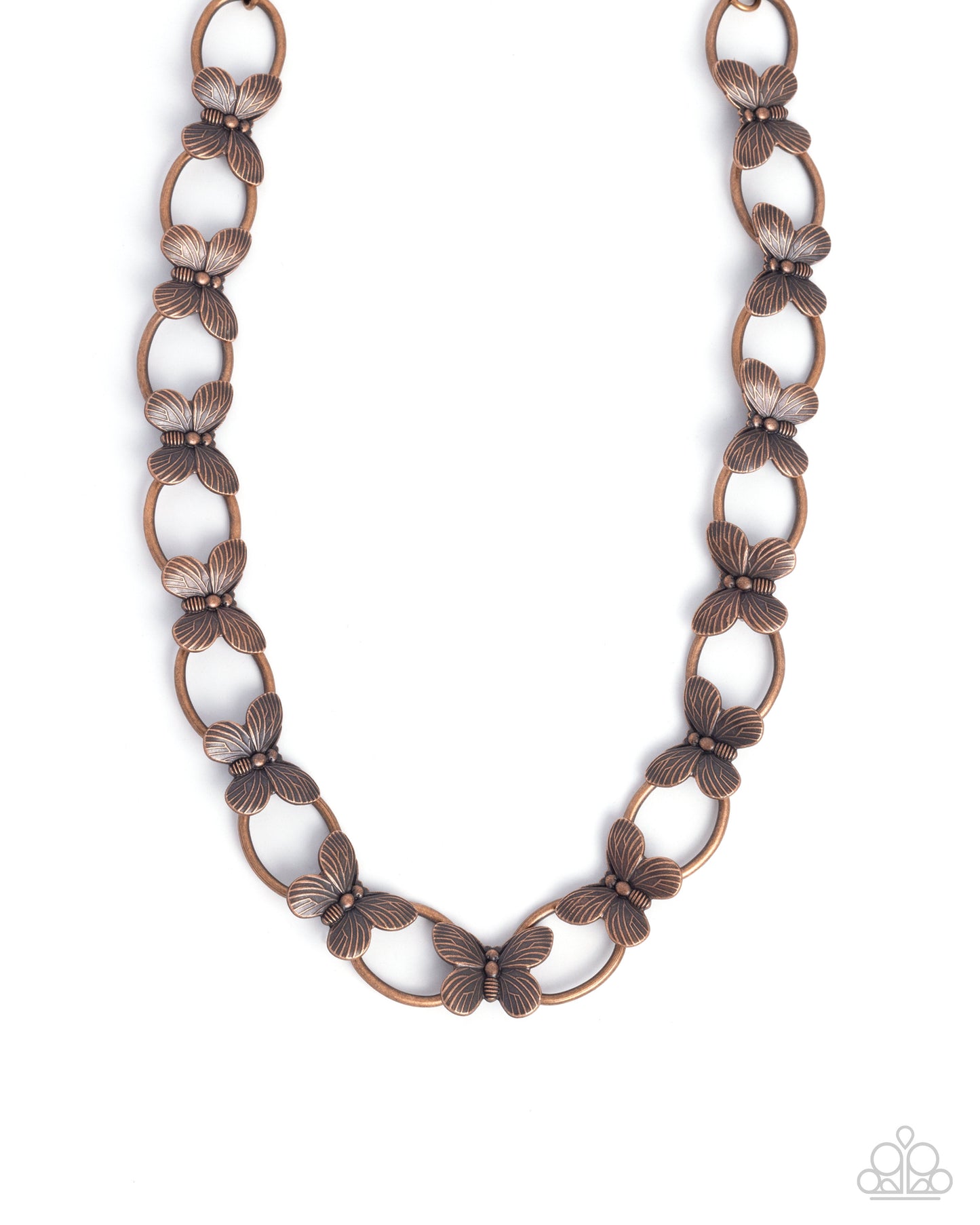 Fluttering Form - Complete Look - Copper - Paparazzi Product Image