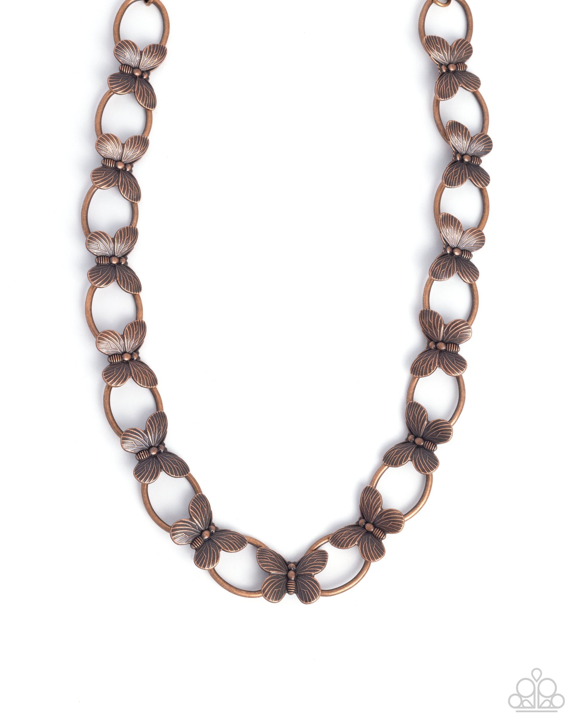 Fluttering Form - Complete Look - Copper - Paparazzi Product Image