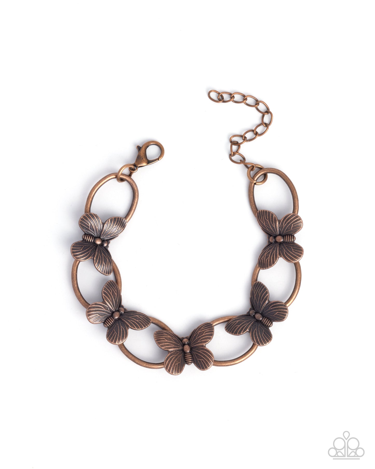 Fluttering Form - Complete Look - Copper - Paparazzi Product Image