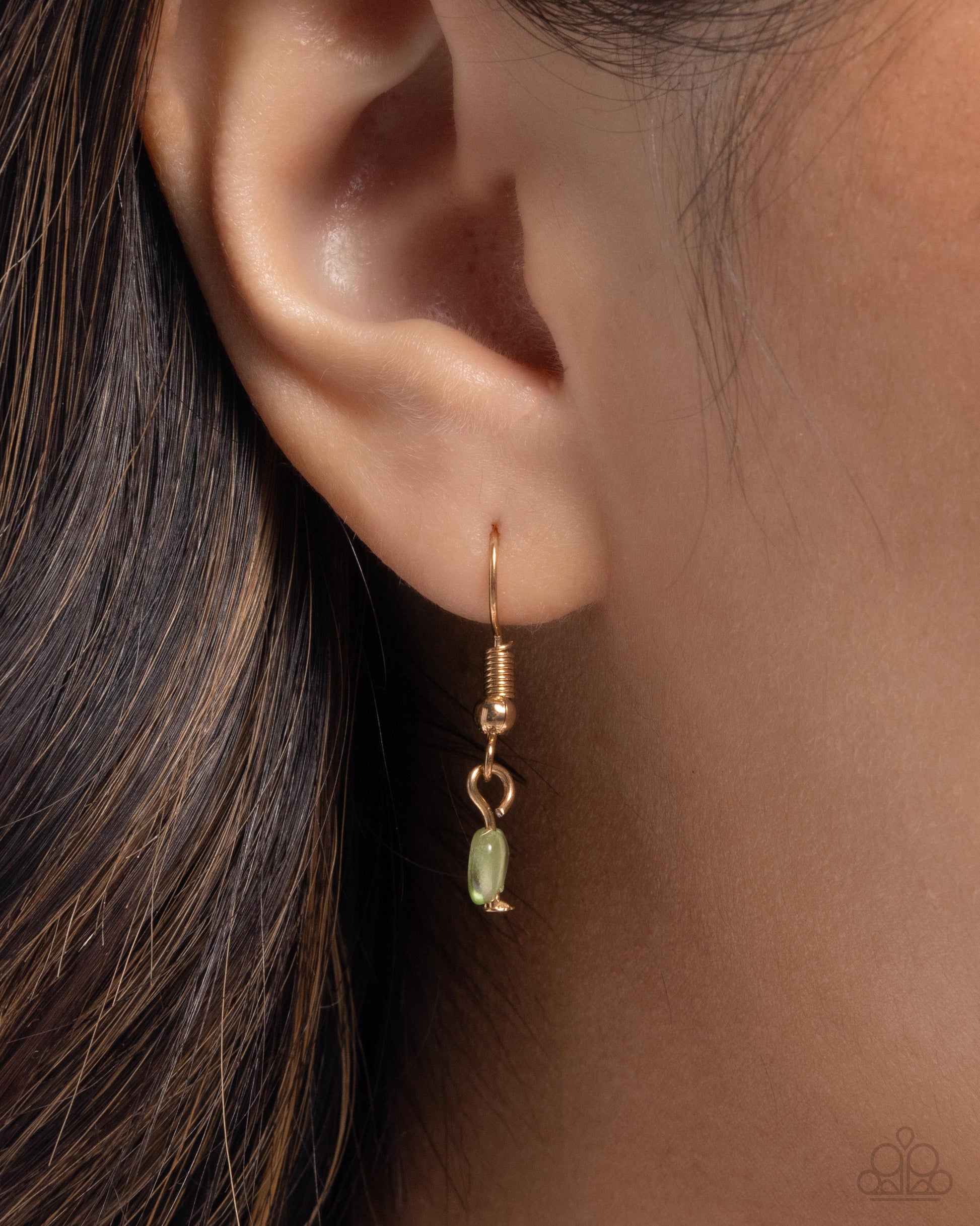 Sensational Sunset - Green - Paparazzi Necklace Image