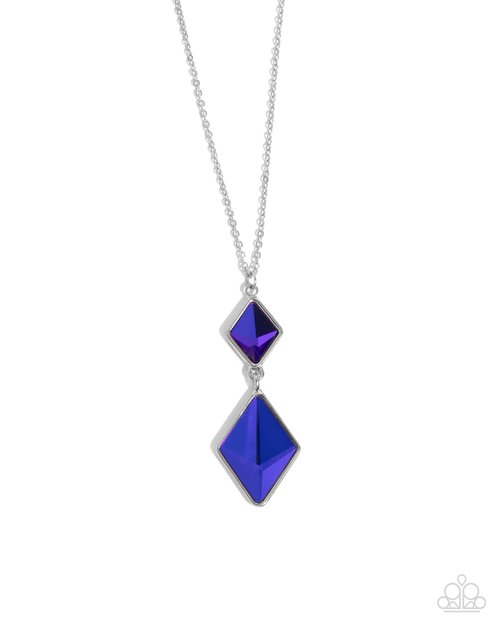 Daily Diamonds - Purple - Paparazzi Necklace Image