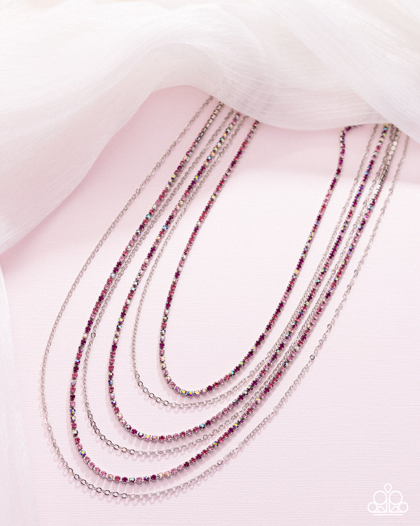 Pronged Purpose - Pink - Paparazzi Necklace Image