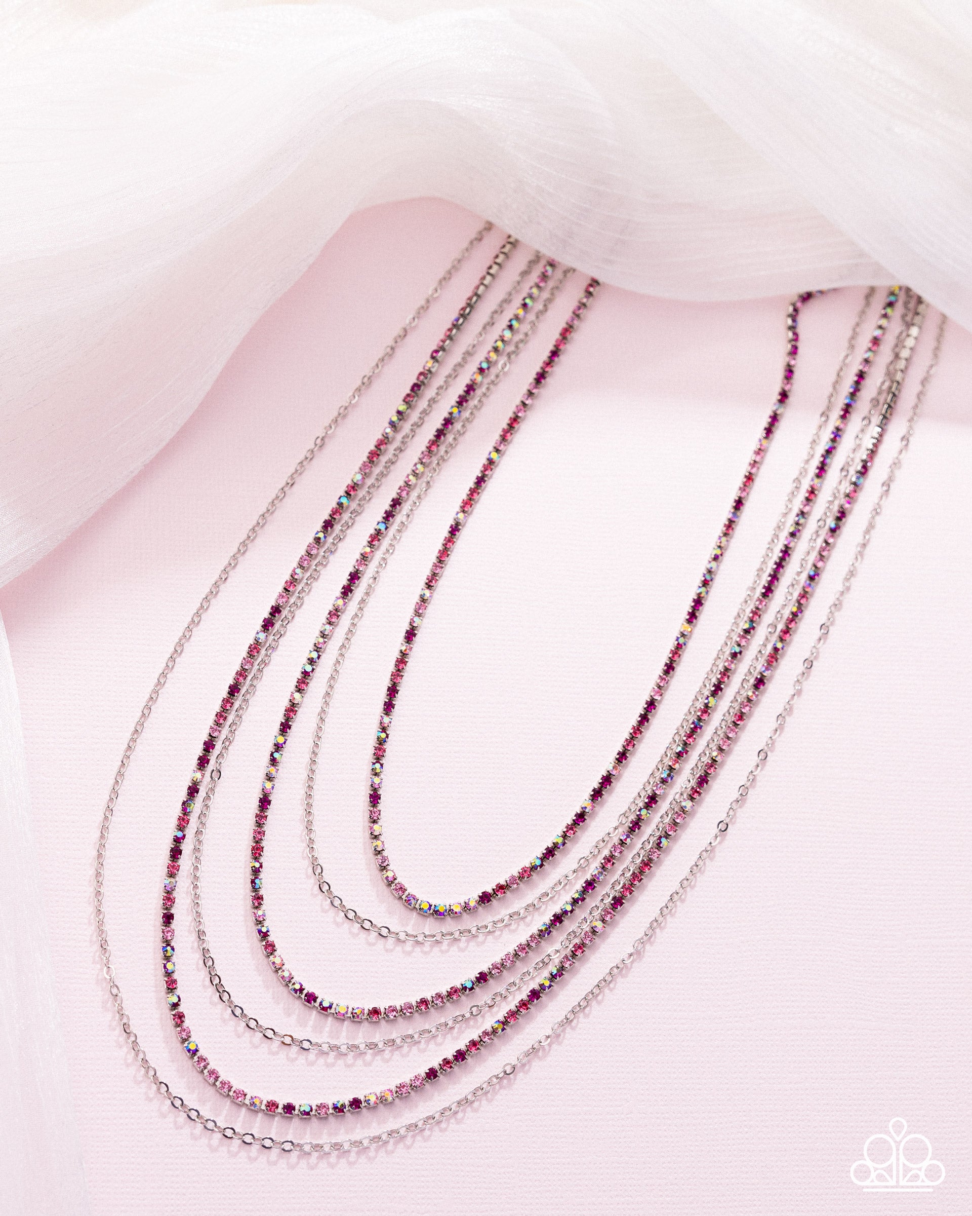 Pronged Purpose - Pink - Paparazzi Necklace Image
