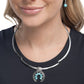 Smoldering Stones - Blue - Paparazzi Necklace Image