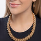 Candescent Coils - Gold - Paparazzi Necklace Image