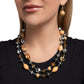 Eye-Catching Earnings - Brown - Paparazzi Necklace Image