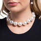 Pronounced Pearls - White - Paparazzi Necklace Image