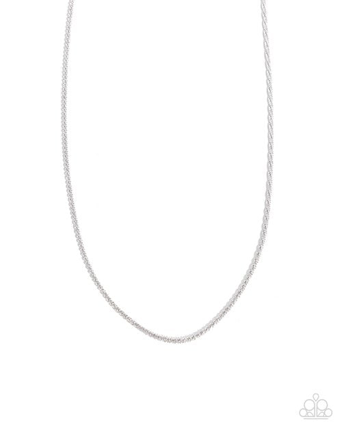 Stainless Souvenir - Silver - Paparazzi Necklace Image