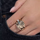 Seashell Side - Blue - Paparazzi Ring Image