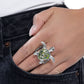 Tailored Turtle - Green - Paparazzi Ring Image