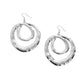 Subtle Swirls - Silver - Paparazzi Earring Image