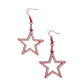 Steady Stars - Red - Paparazzi Earring Image