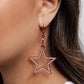 Steady Stars - Red - Paparazzi Earring Image