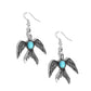 Soaring Stones - Blue - Paparazzi Earring Image