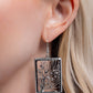 Textured Trial - Silver - Paparazzi Earring Image