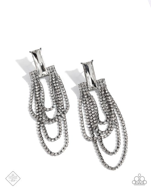 Resounding Radiance - Black - Paparazzi Earring Image