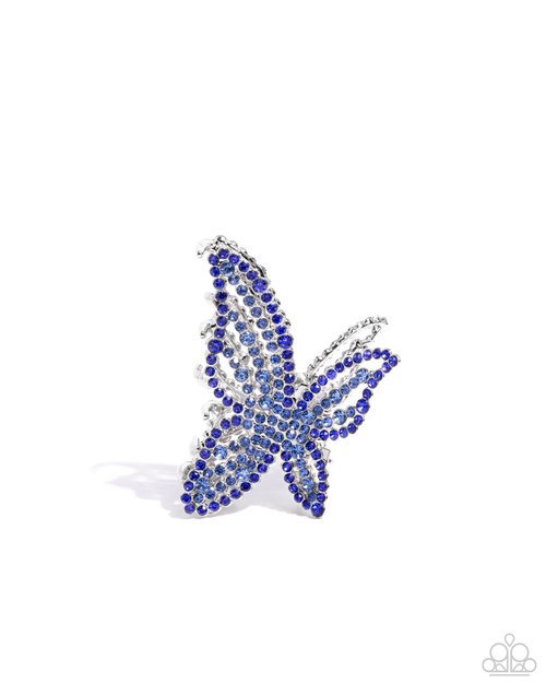 Fluttering Falsetto - Blue - Paparazzi Hair Accessories Image
